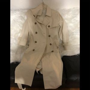 Banana Republic Cream Trench Coat